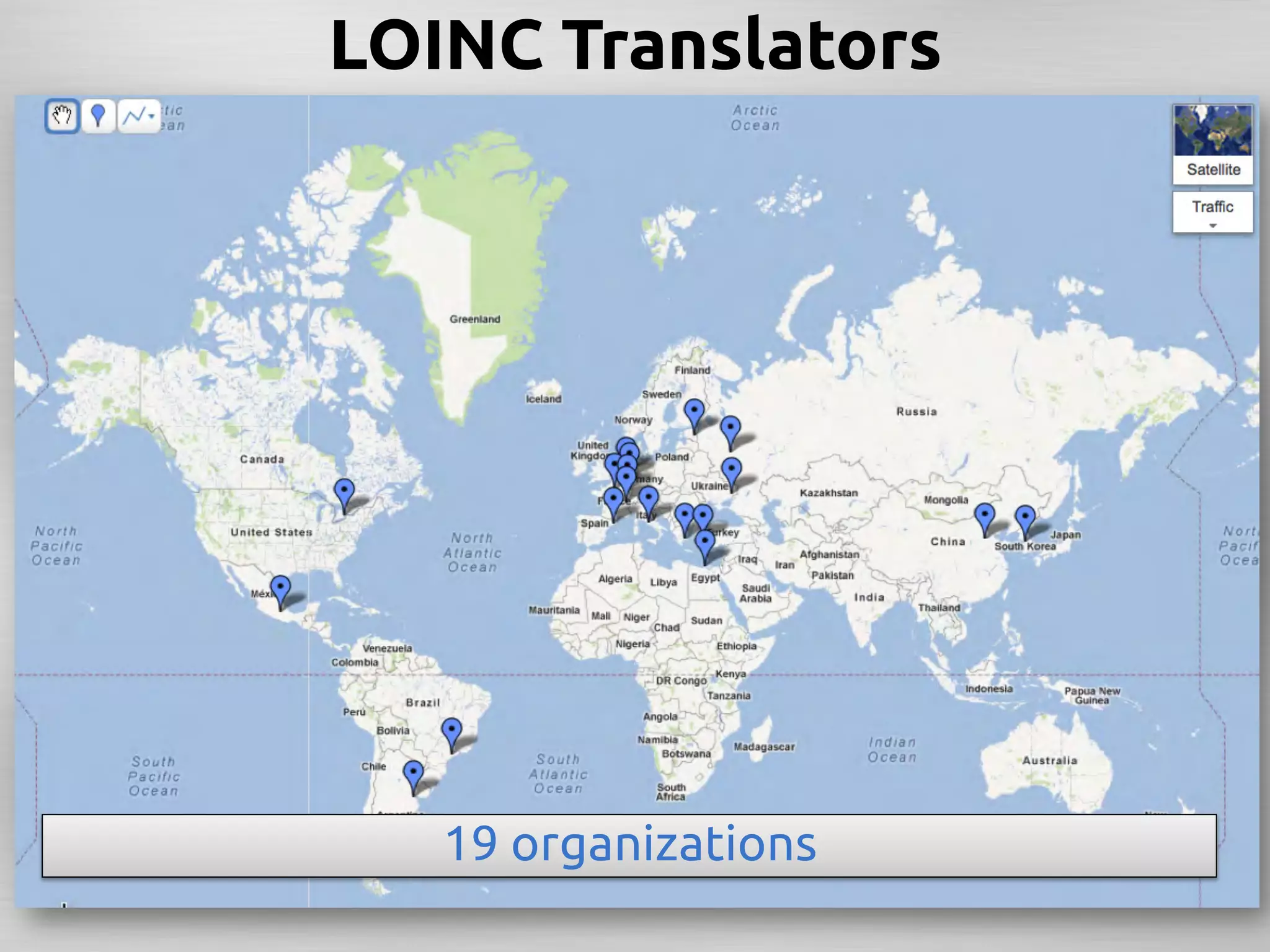 LOINC Translators	




   19 organizations	
 