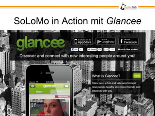 SoLoMo in Action mit Glancee
 