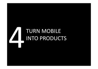 HYPOTHESIS 1



TURN MOBILE
INTO PRODUCTS
 