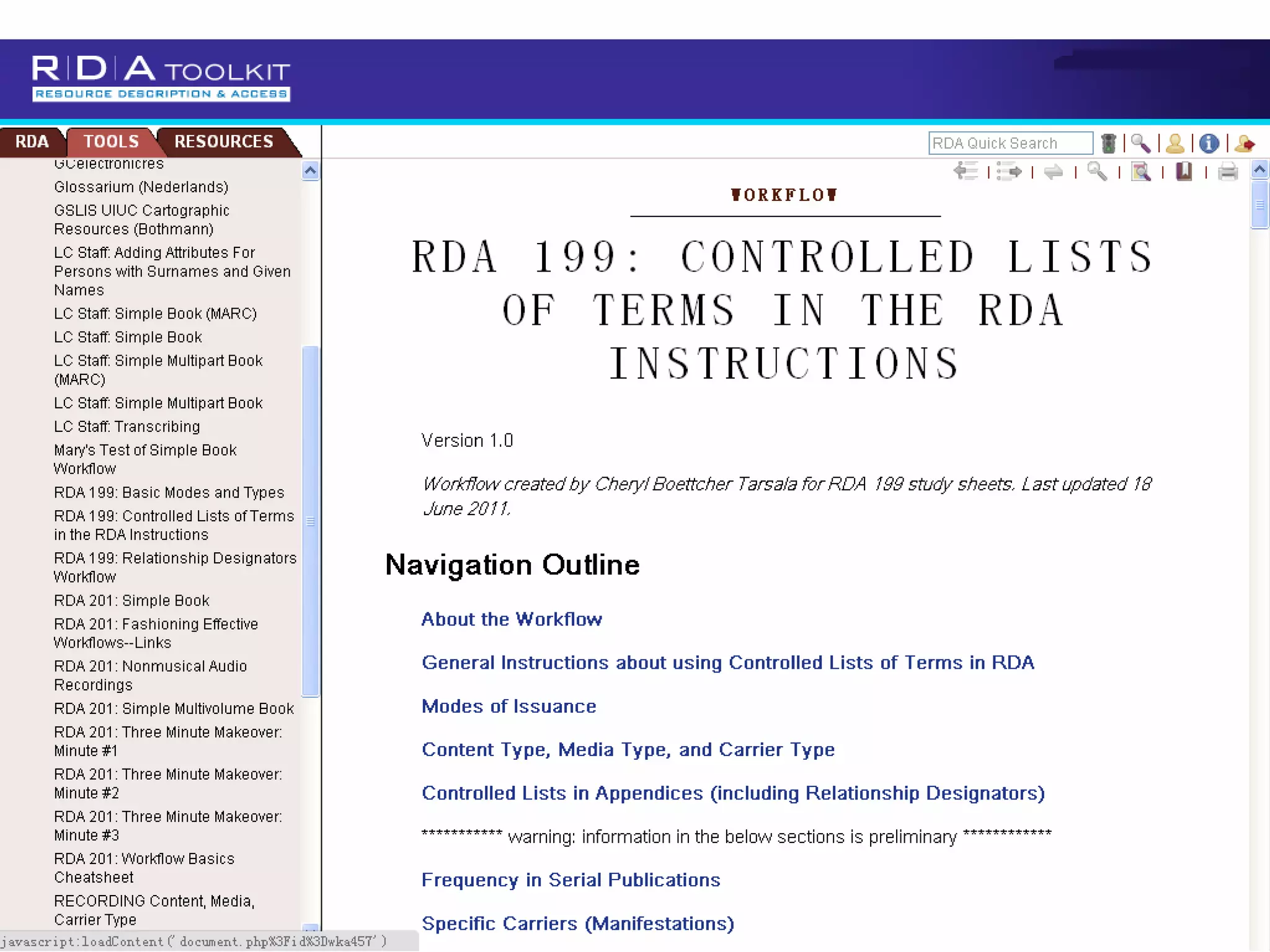 RDA 条款中的控制术语表
 