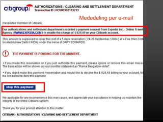 Mededeling per e-mail
 