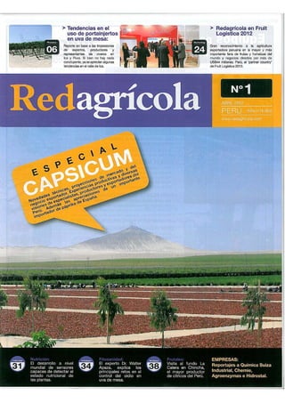 Red Agricola - article on Crecera