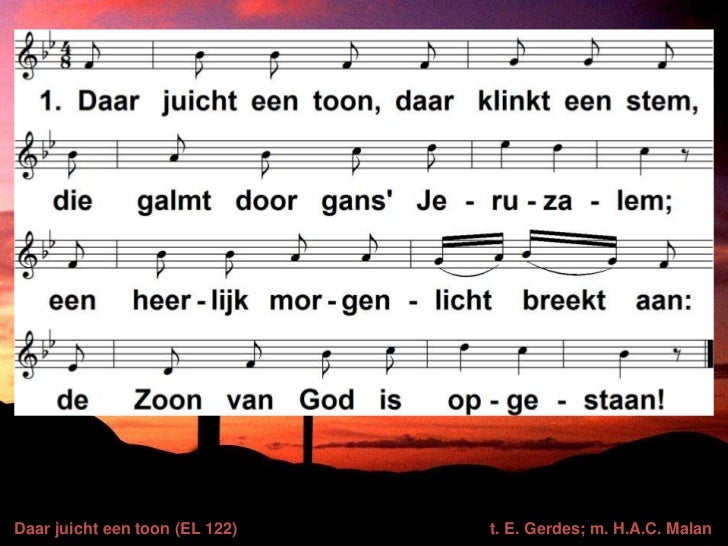 Daar Juicht Een Toon Akkoorden