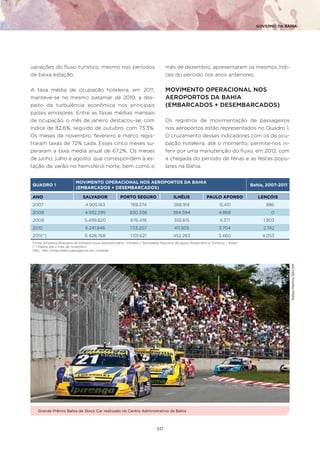 GOVERNO DA BAHIA




variações do ﬂuxo turístico, mesmo nos períodos                                     mês de dezembro, ...