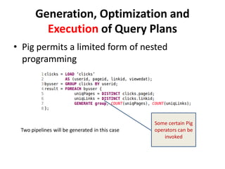 Introduction of the Design of A High-level Language over MapReduce ...