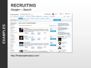 Google+ – Search




http://findpeopleonplus.com/
 