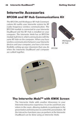 manual lousa interativa interwrite dual board | PDF