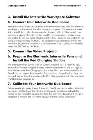 manual lousa interativa interwrite dual board | PDF
