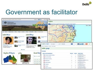 Government as facilitator
 