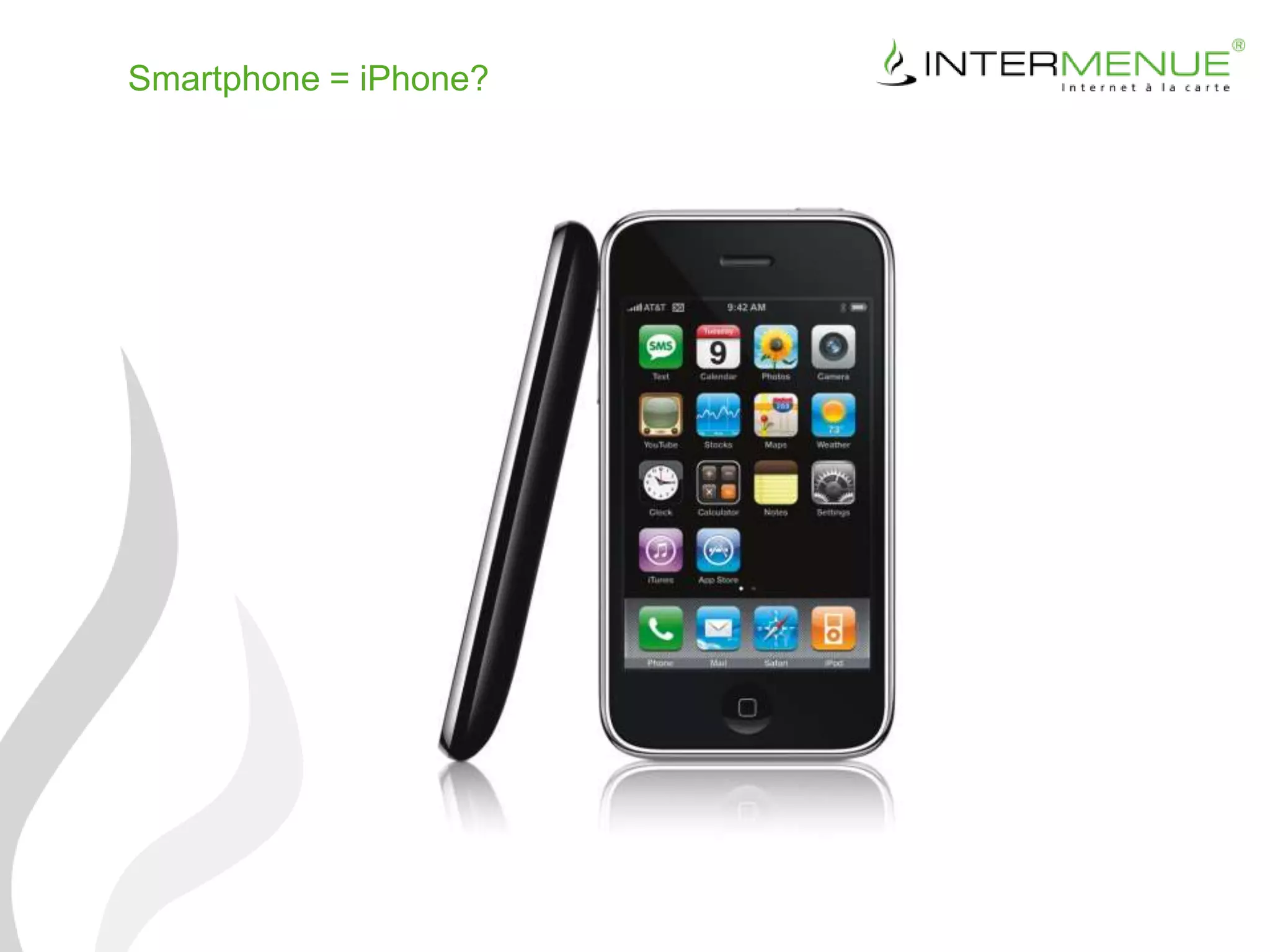 Smartphone = iPhone?
 