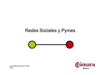 Redes Sociales y Pymes




Juan Pablo Seijomarzo / Abril
 2012
 