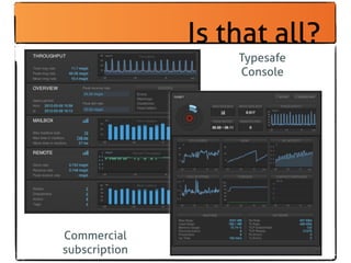 Is that all?
                   Typesafe
                   Console




Commercial
subscription
 