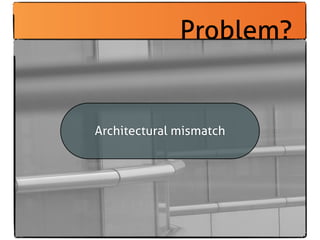 Problem?


Architectural mismatch
 