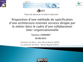LM²O




            Youness LEMRABET
                 26/06/2012

Directeur de thèse : Jean-Pierre Bourey (LM²O)
Co-directeur de thèse : Michel Bigand (LM²O)
 