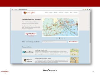 WeoGeo.com   26
 