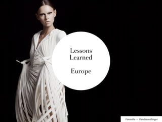 Who wants
  to start
 a startup?
(or is currently in his ﬁrst)




            yay!
 