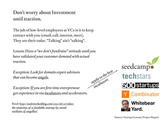 Lessons
Learned

Investors




            #swsoﬁa – @andreasklinger
 