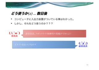 ɤʹ(2)  
 ??   ԥ`װäĤƤ¤Ϥ狼ä
 ??   ɤʹΤ


(?أ)     ίTLݥåȥ饤äλPǤ?
 ίTL


      ?ޥʤΣ
                                       (??)
                                       ίTL




                                            19
 