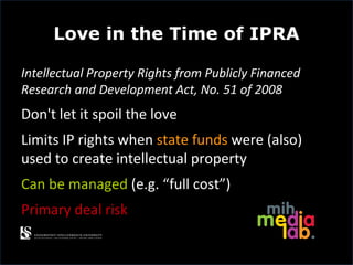 Ipra Risk Collaborative R&D | ODP