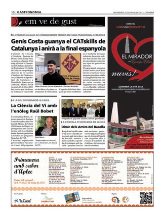10 gastronomia   divendres 25 DE maig DE 2012
 