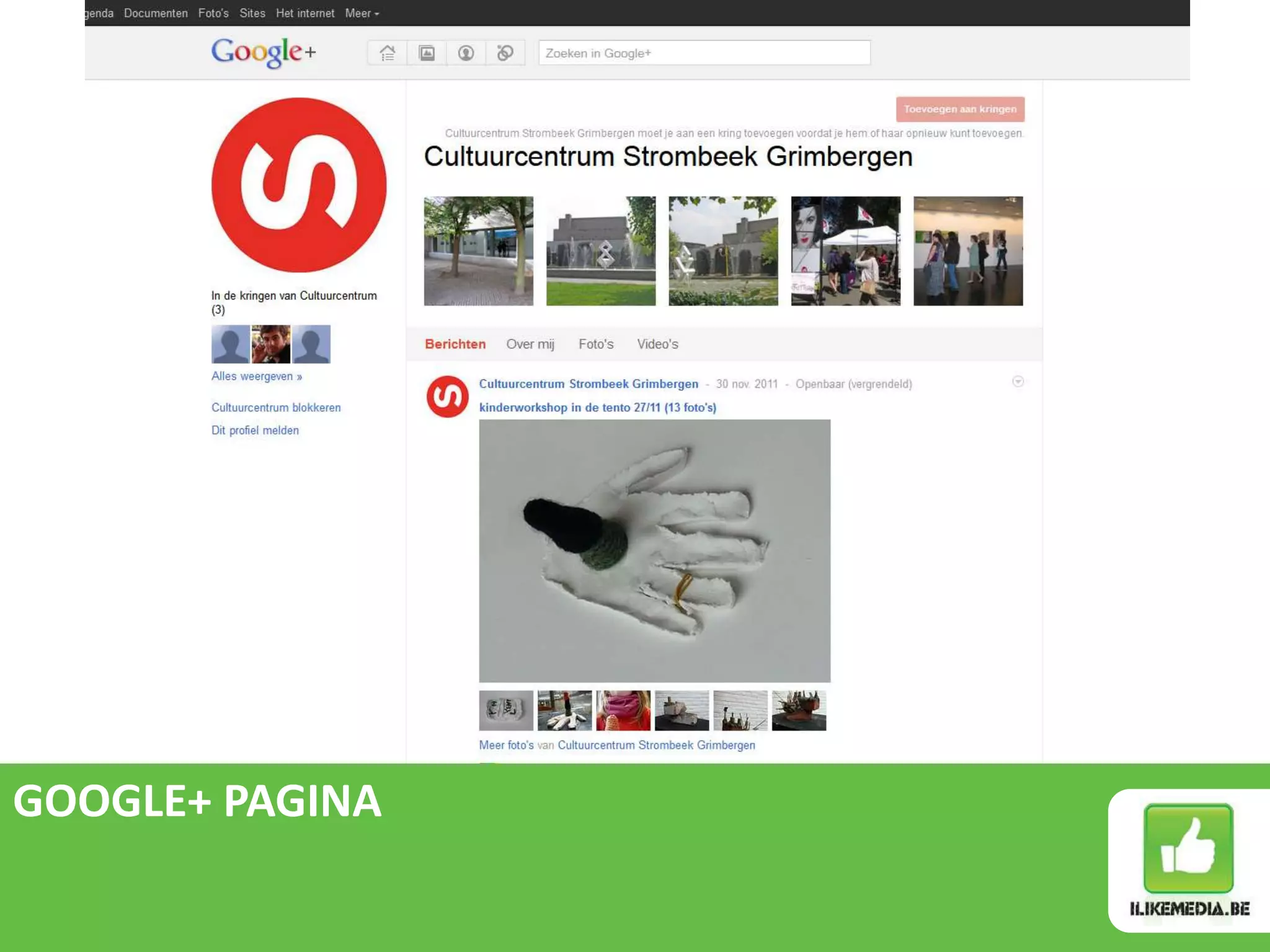 GOOGLE+ PAGINA
 