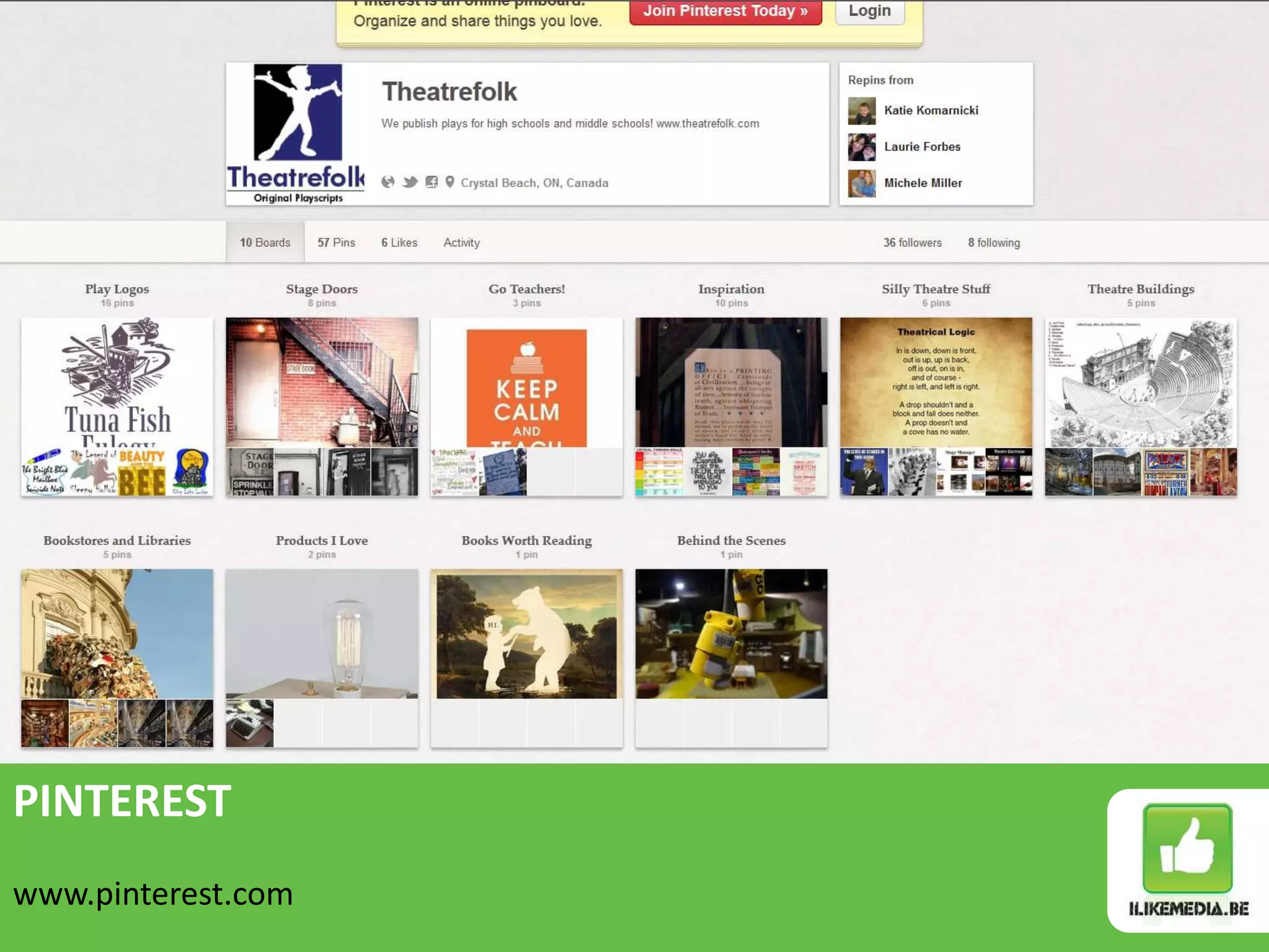 PINTEREST
www.pinterest.com
 