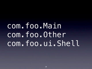 com.foo.Main
com.foo.Other
com.foo.ui.Shell

        19
 