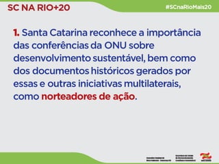 Santa Catarina: Terra Sustentável