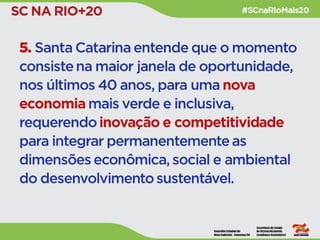 Santa Catarina: Terra Sustentável
