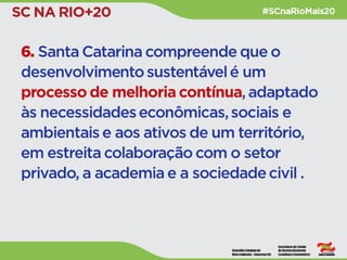 Santa Catarina: Terra Sustentável
