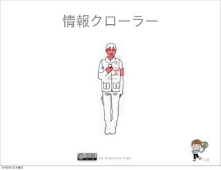 情報クローラー




               by mapconcierge
                                 118

12年6月7日木曜日
 