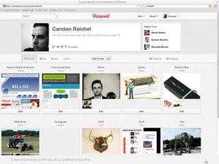 Creative Commons 3.0 BY-SA, 2012, Goldbach Interactive
                                                         15
 