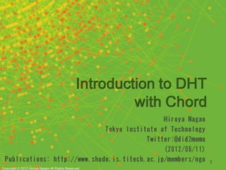 Introduction to DHT with Chord