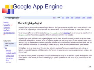 Google App Engine
26
 