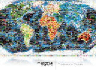 千頭萬緒   Thousands of Choices
 