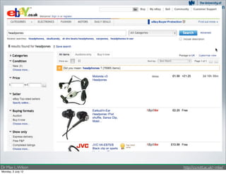 Dr Max L. Wilson    http://cs.nott.ac.uk/~mlw/
Monday, 2 July 12
 