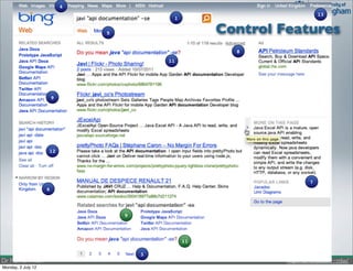 4
                                                                            13
                                             1

                                5                     Control Features
                                                        8
                                            11




                        9




                    12




                                                                        7
                    6




                                    9




                                                 11

                                        3
Dr Max L. Wilson                                               http://cs.nott.ac.uk/~mlw/
Monday, 2 July 12
 