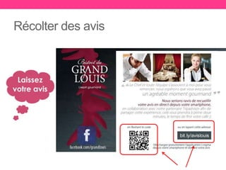 Récolter des avis
 