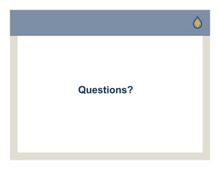 Questions?
 