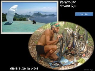 Parachute
                      devant Rio

                                   Surf Rio




Galère sur la piste                    © Photo O. Peyre
 