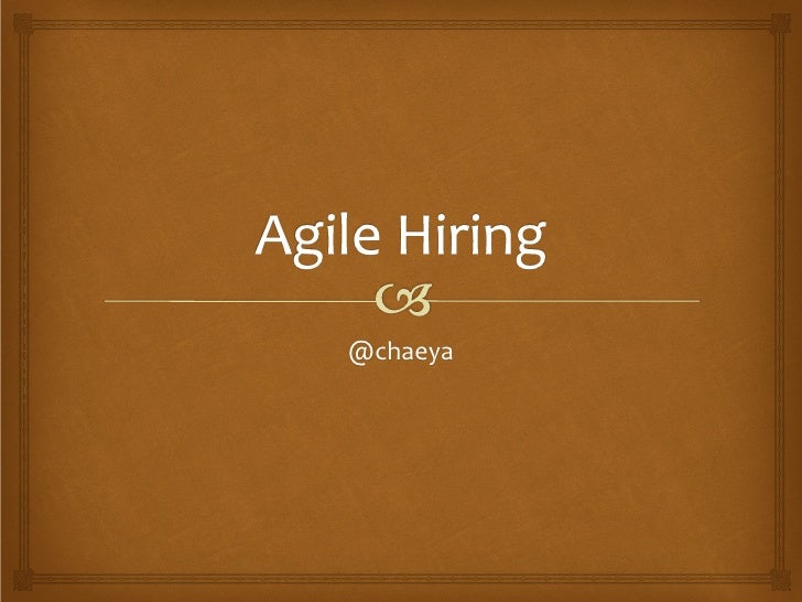 201206 Agile Hiring