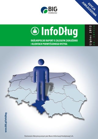 Raport InfoDług, lipiec 2012 r.