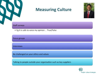 Measuring Culture
 