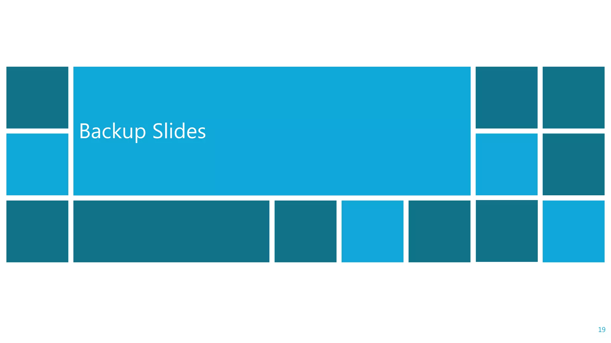 Windows Server 8 Beta - Pre Release Information Only




Backup Slides




                                                                       19
 