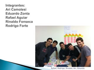 Rafael, Rodrigo, Rinaldo, Ari, Eduardo
 