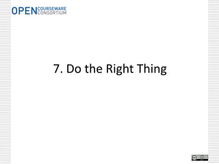 5. Facilitate the Unexpected
 