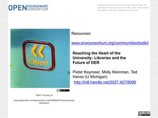 >1.5 million printed self declarations of learning from
                           successful completion of open courses


 Through open courses they are reaching a population they don’t normally serve
 >40% have no education or training beyond secondary school


                                   Income range %

  Gender %




>8.500 enrollments in formal courses
                                             77% up to US$ 1250,00
 
