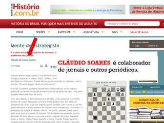 CLÁUDIO SOARES é colaborador
de jornais e outros periódicos.




     ObliqPress.com               16
 
