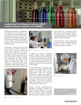 Accelerated Shelf Life Testing | PDF