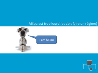 Milou est trop lourd (et doit faire un régime)



       I am Milou
 